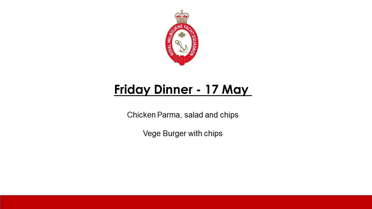 Friday Dinner - 17 May 2019