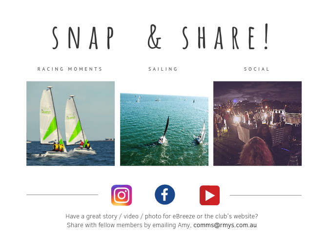Snap and share poster