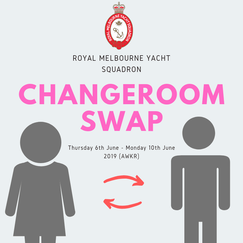 Change Rooms & Bathroom SWAP OVER - AWKR this weekend