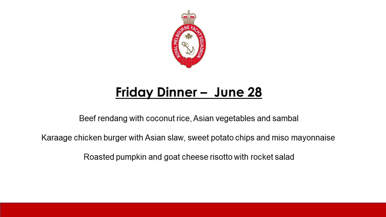 Friday Dinner - June 28