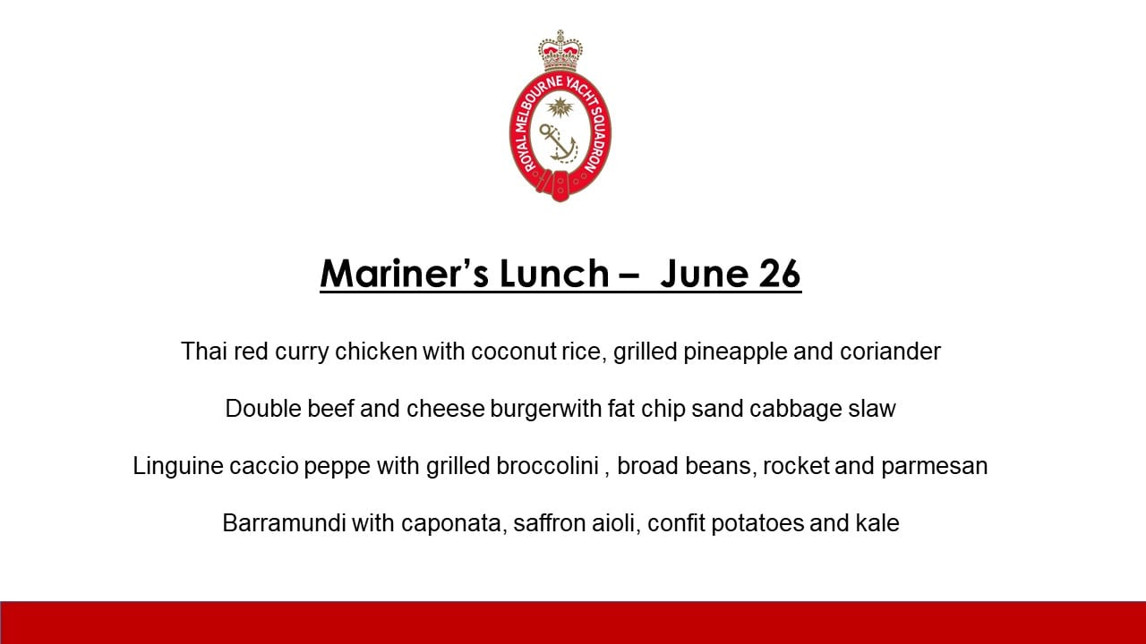 Mariners Lunch - June 25
