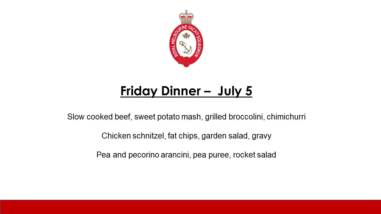 Friday Dinner - July 5