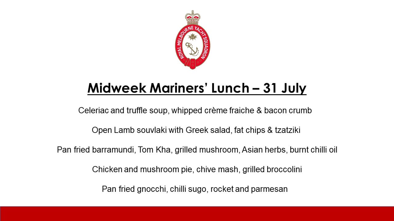 MidWeek Mariners Lunch - July 31 2019