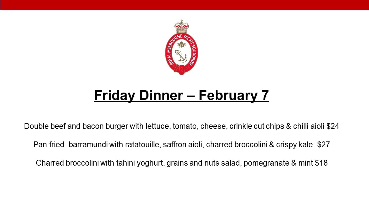 Friday Dinner - 07 Feb 2020