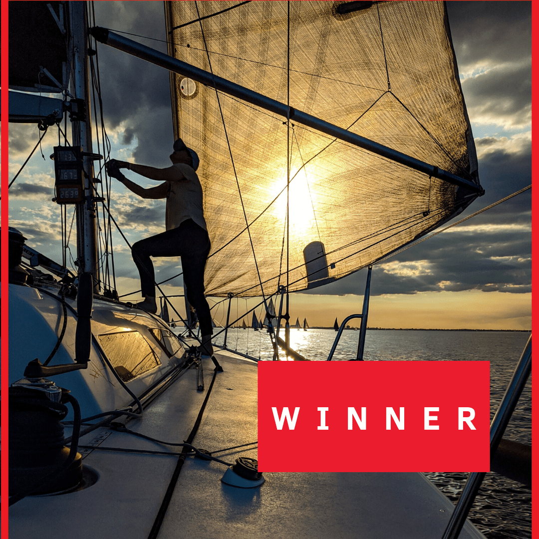 Winner - Online Photo Competition - Sailing at Royal Melbourne Yacht Squadrons. Member Submissions. No Mans Land - Sal Bal Harrie