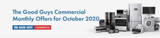 The Good Guys Commercial Monthly Offers for October 2020